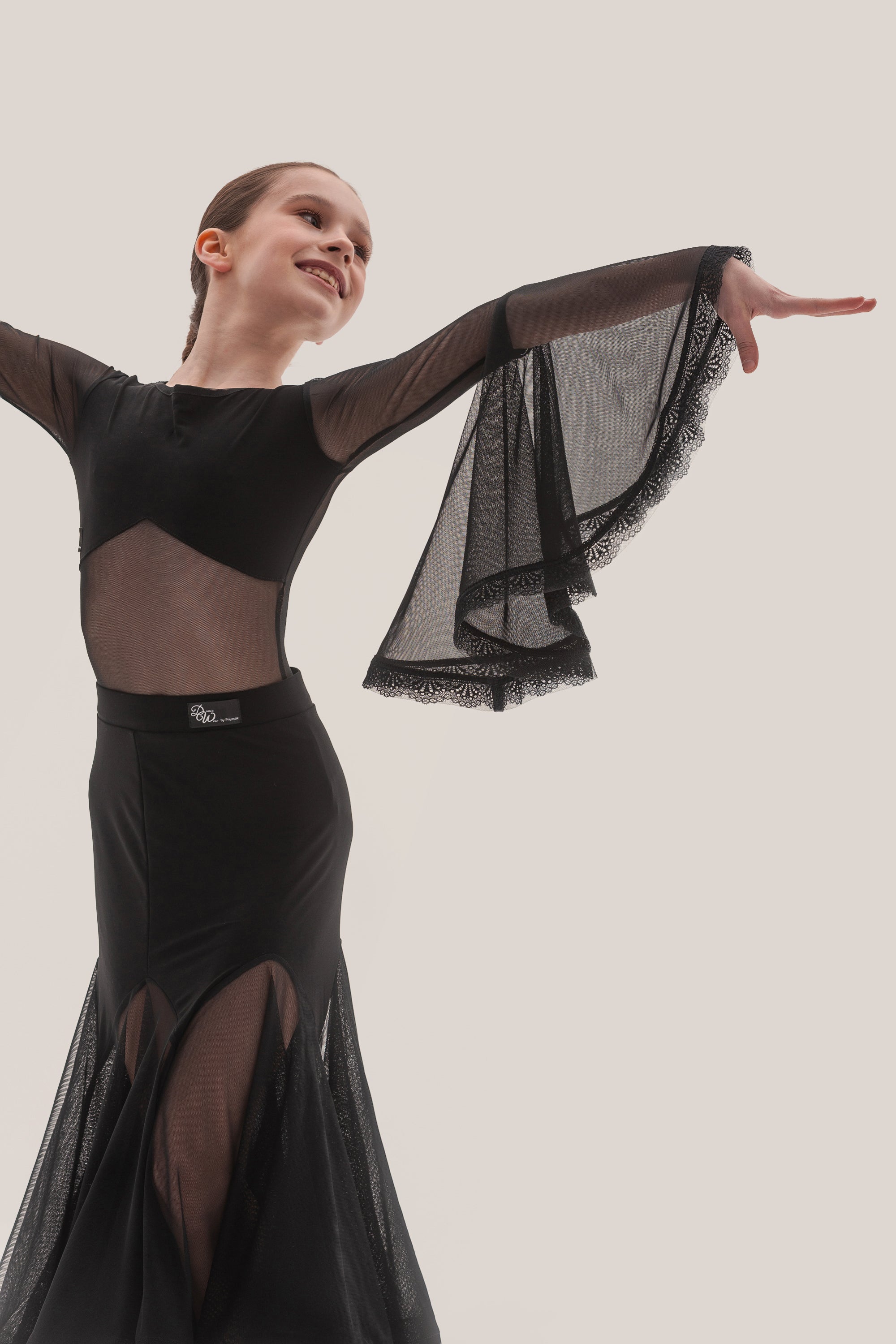 Leotard Lace Bell Sleeve