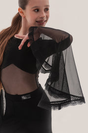 Leotard Lace Bell Sleeve
