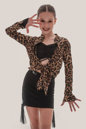 Leopard Silk Shirt