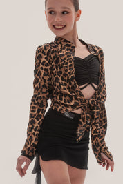 Leopard Silk Shirt