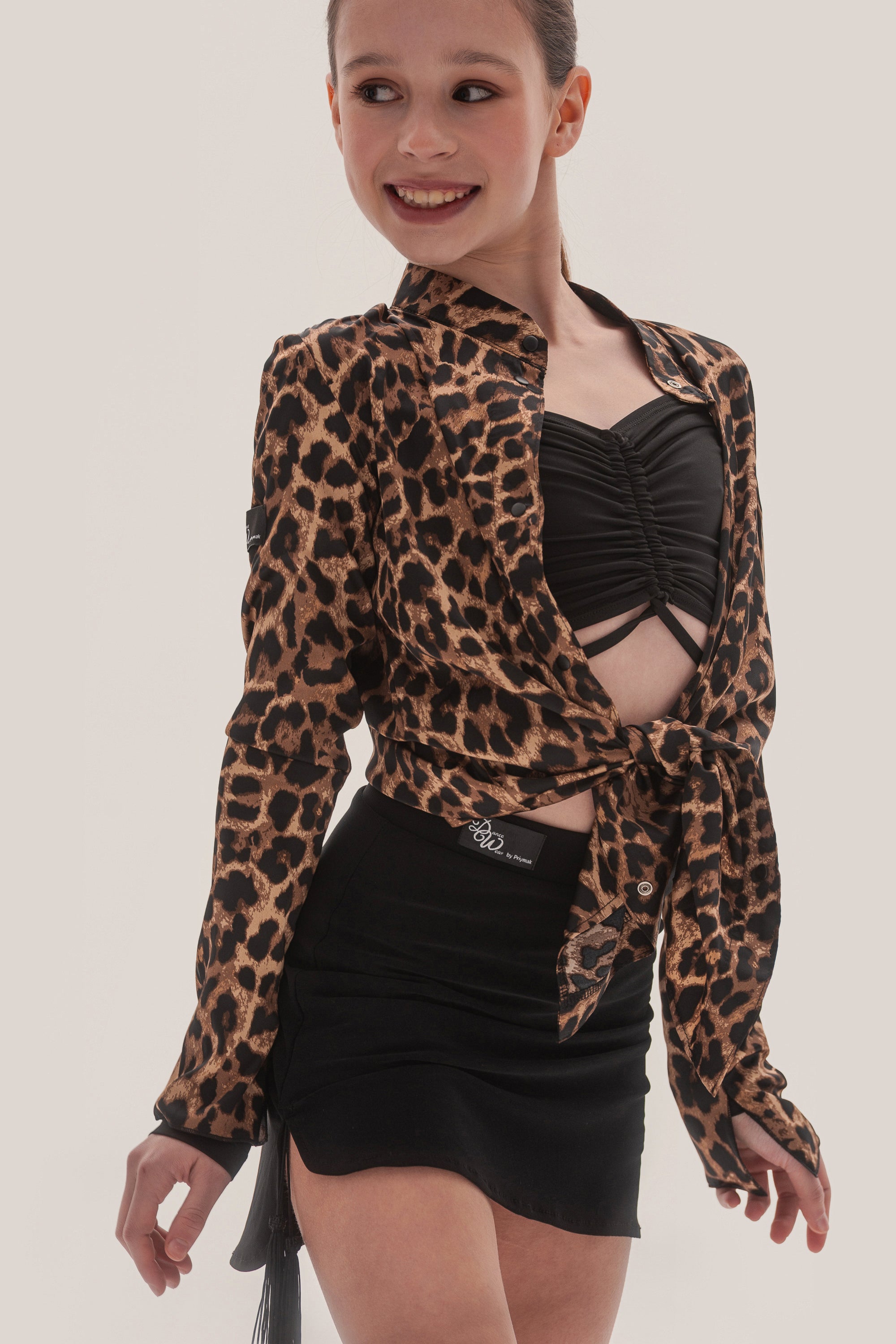 Leopard Silk Shirt