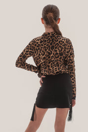 Leopard Silk Shirt