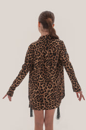 Leopard Silk Shirt