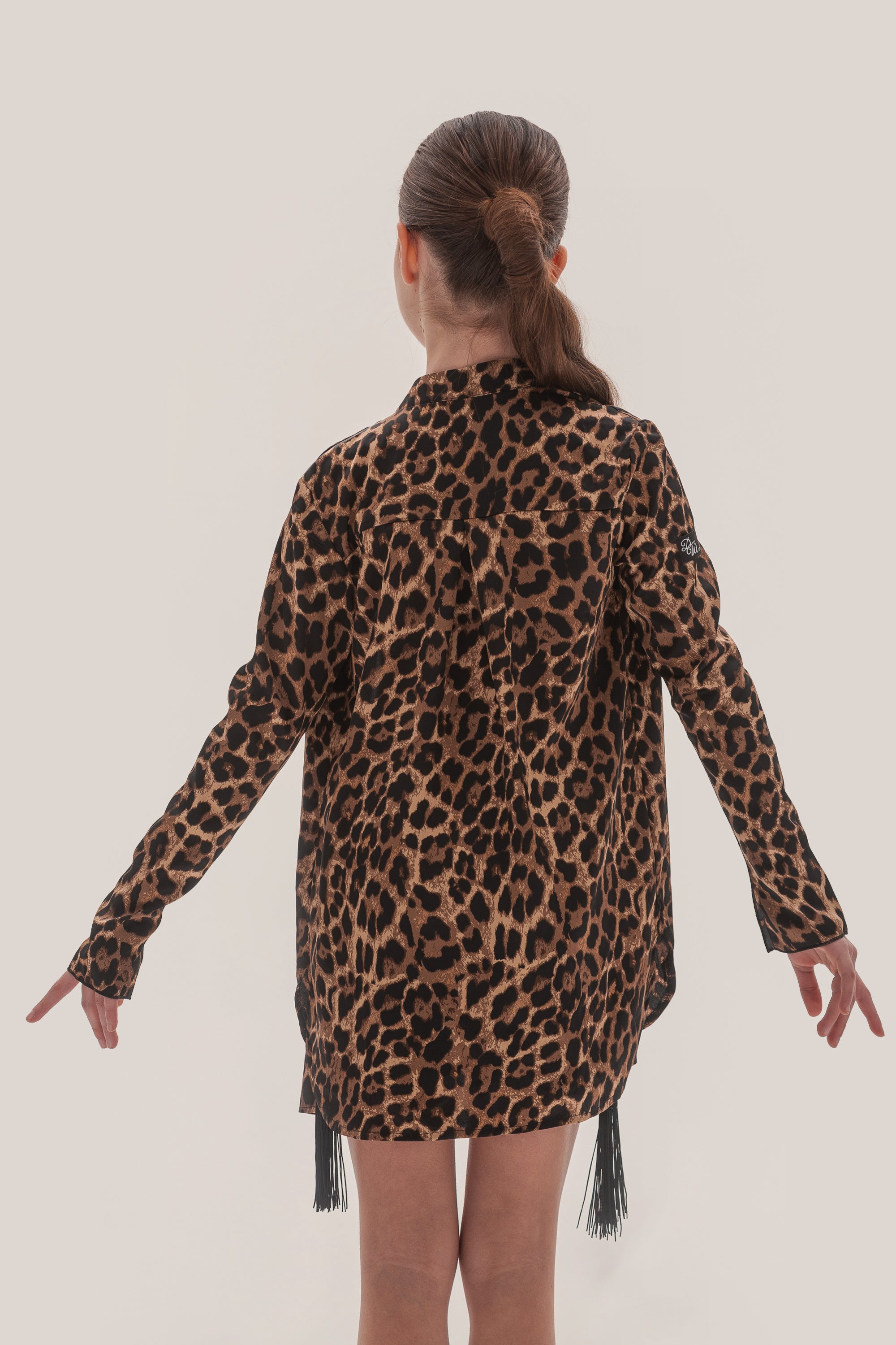 Leopard Silk Shirt