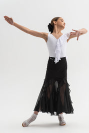 Skirt Cascade Ruffle