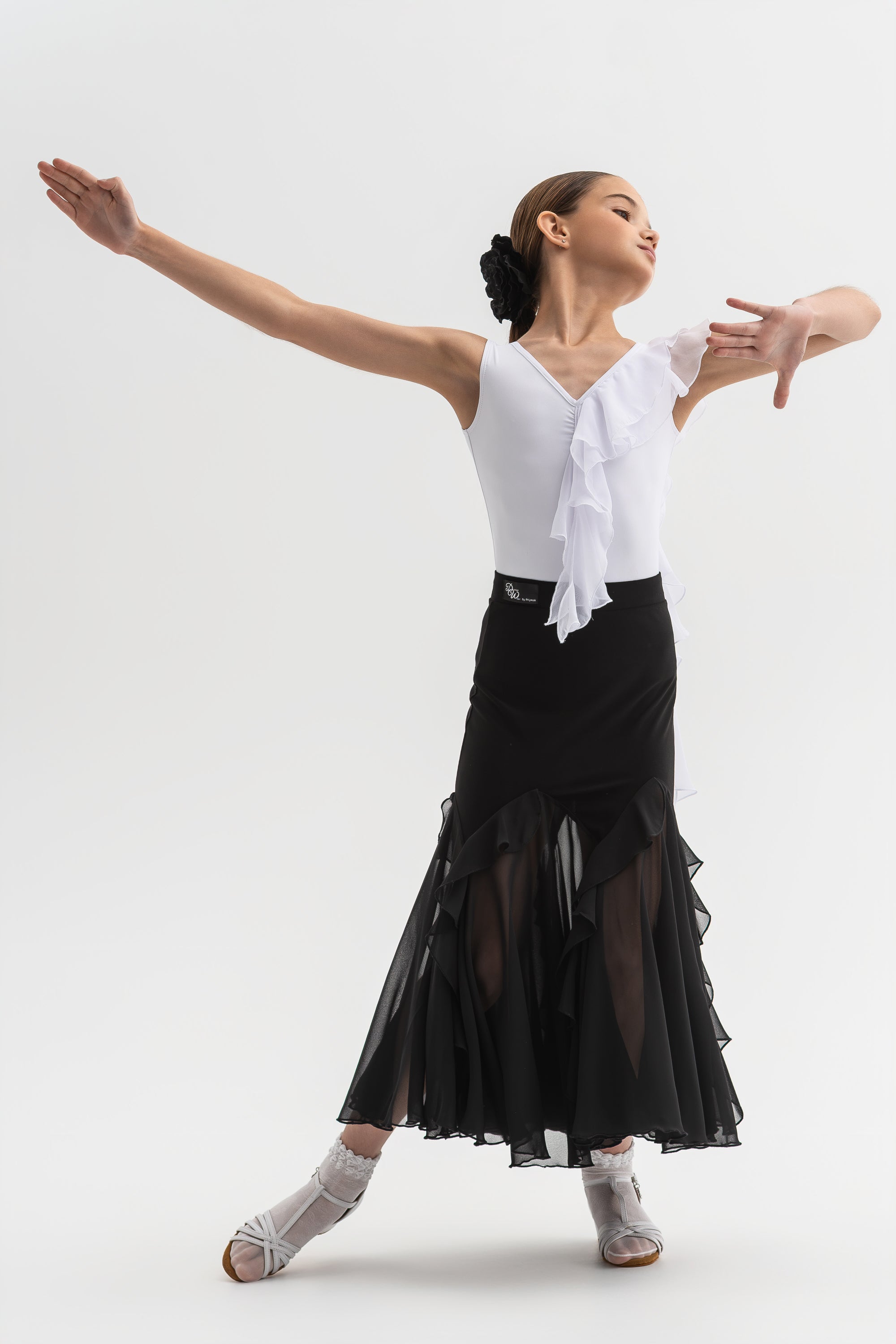 Skirt Cascade Ruffle