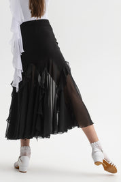 Skirt Cascade Ruffle