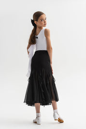 Skirt Cascade Ruffle