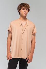 Men's Latin T-Shirt with Snap Buttons