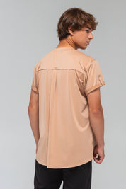 Men's Latin T-Shirt with Snap Buttons