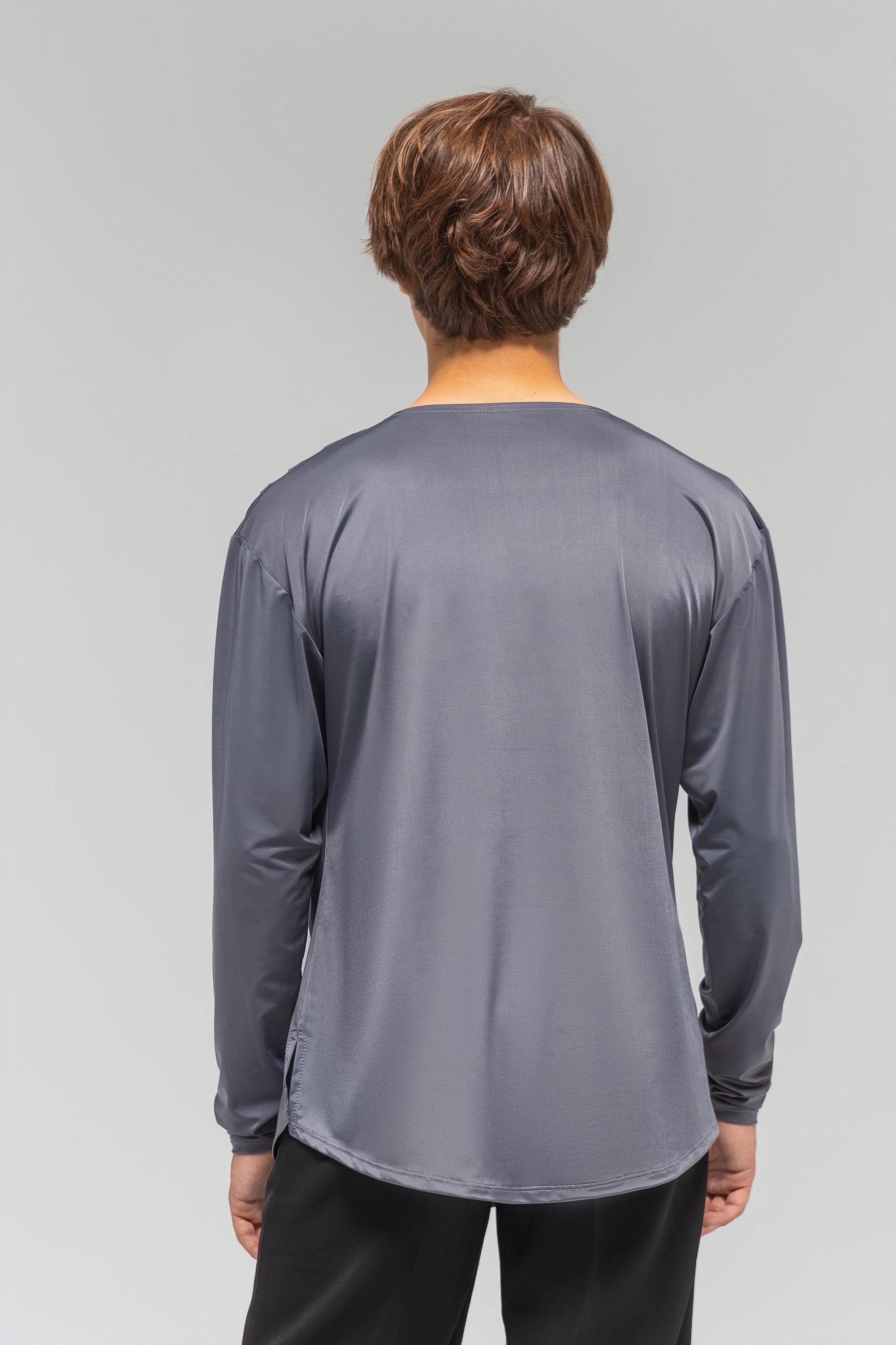 Men's Long sleeve with Draped Front