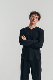 Latin Relaxed Fit Long Sleeve Shirt