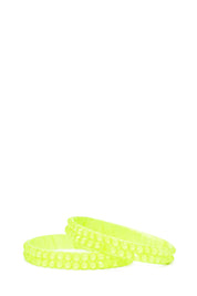 Double Row Neon Crystal Bracelet