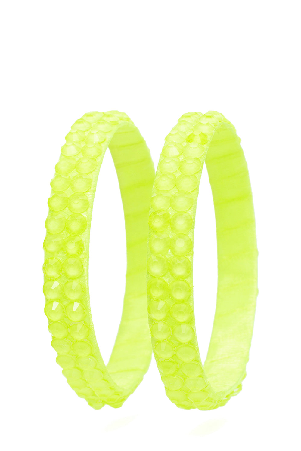 Double Row Neon Crystal Bracelet
