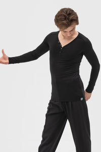 Henry Men's Long Sleeve - Black / S