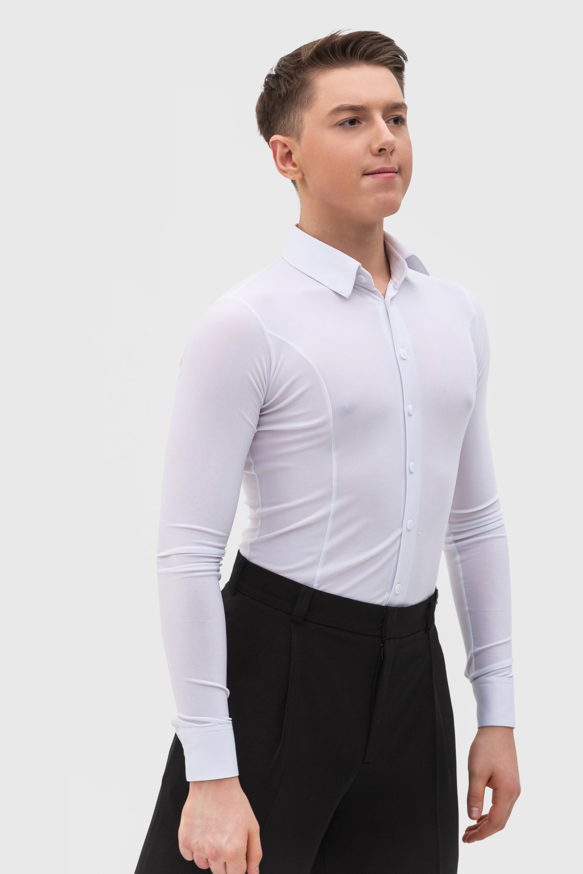 Slim Fit Shirt with Collar