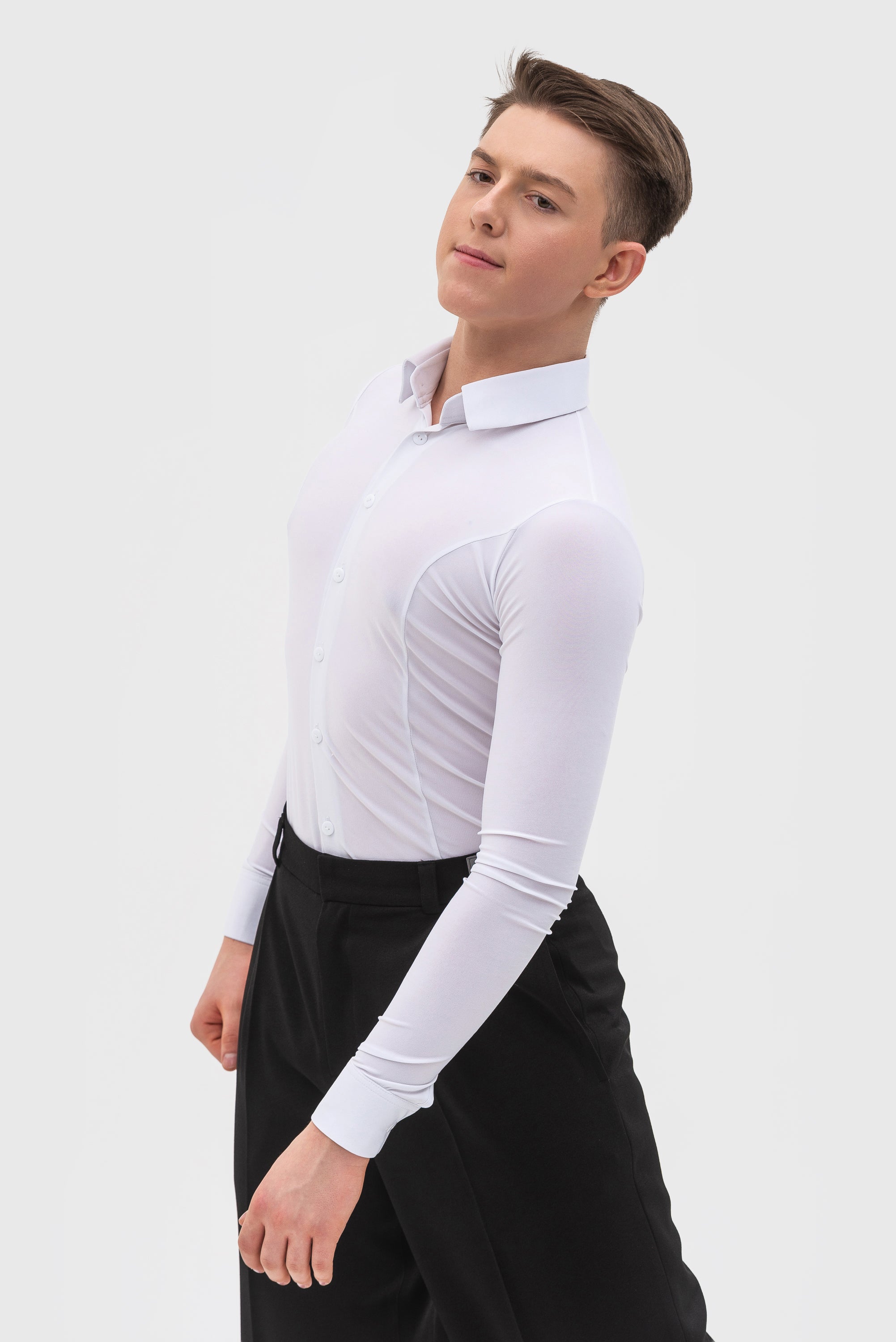 Slim Fit Shirt with Collar