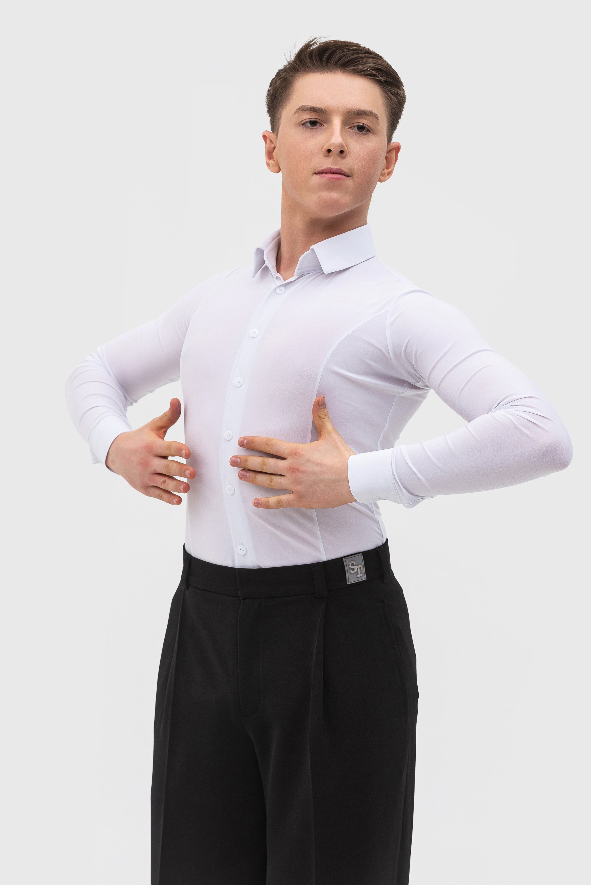 Slim Fit Shirt with Collar