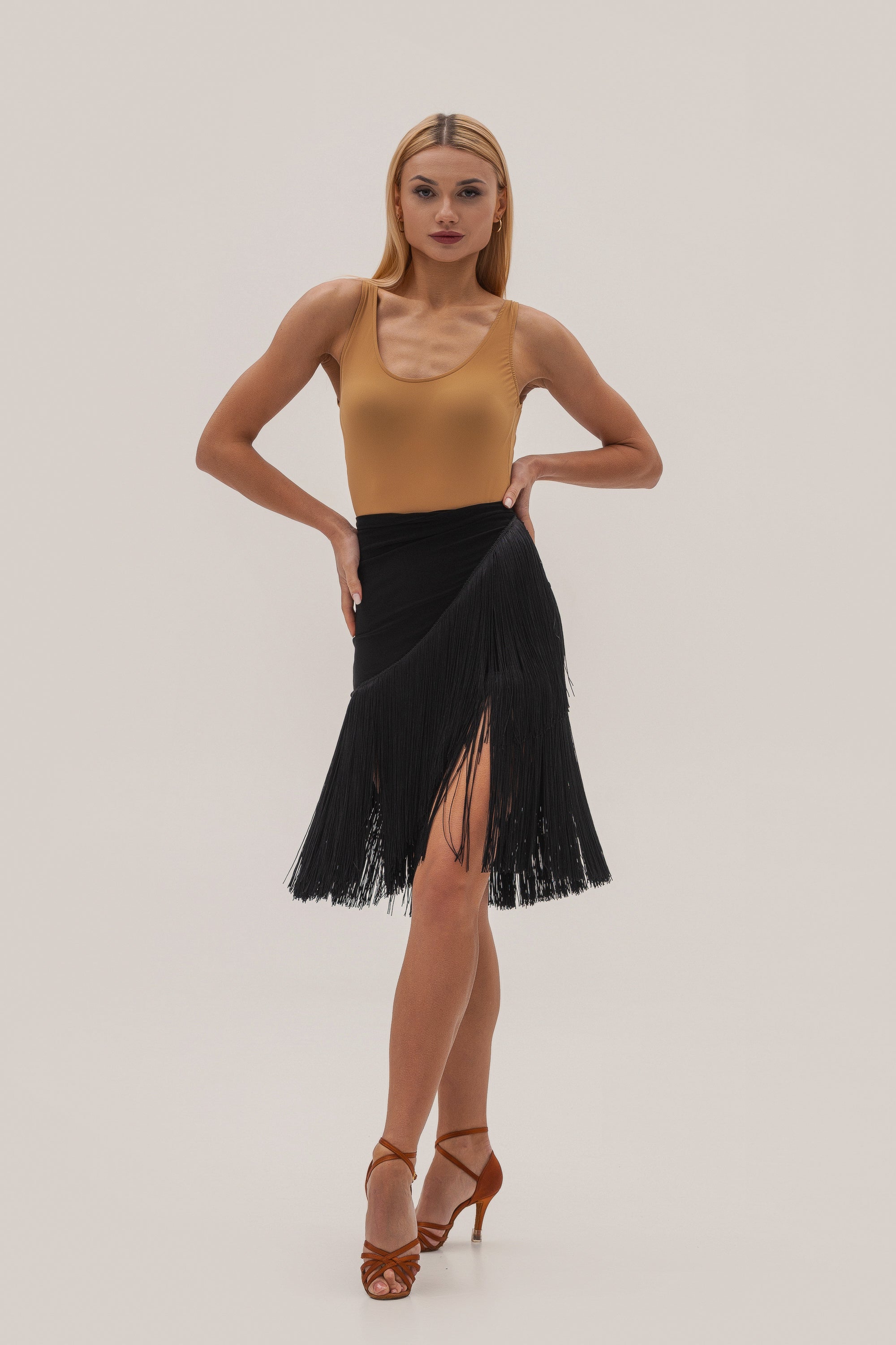 Layered Fringe Skirt