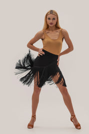 Layered Fringe Skirt