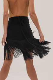 Layered Fringe Skirt