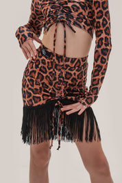 Leona Fringe Skirt