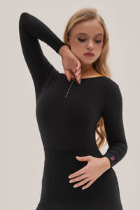 Eternal Grace Leotard - Black / XXS