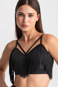 Top Latino z Frędzlami - Red / XS