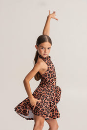 Latin Dress with Ruffle Hem