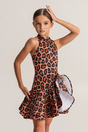 Latin Dress with Ruffle Hem