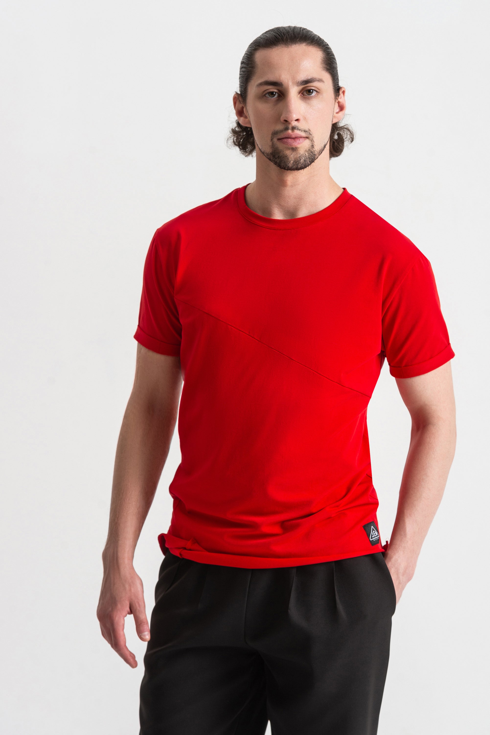Asymmetric-Hem Training T-Shirt
