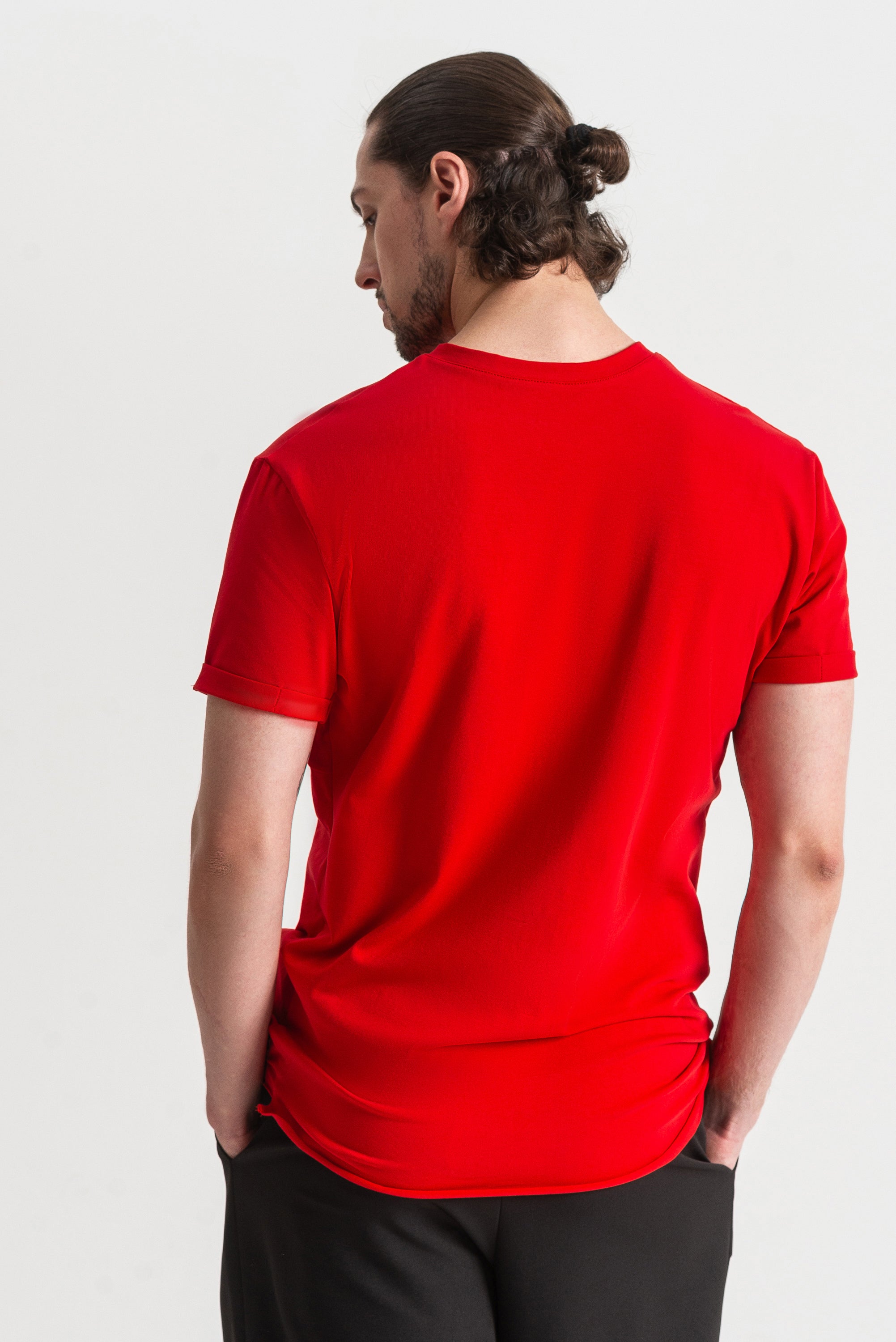 Asymmetric-Hem Training T-Shirt