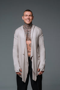 Unisex Cardigan Coach - Beige / 135