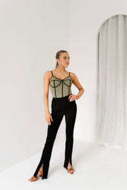 Poise Slit-Front Pants