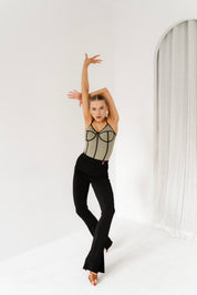 Poise Slit-Front Pants