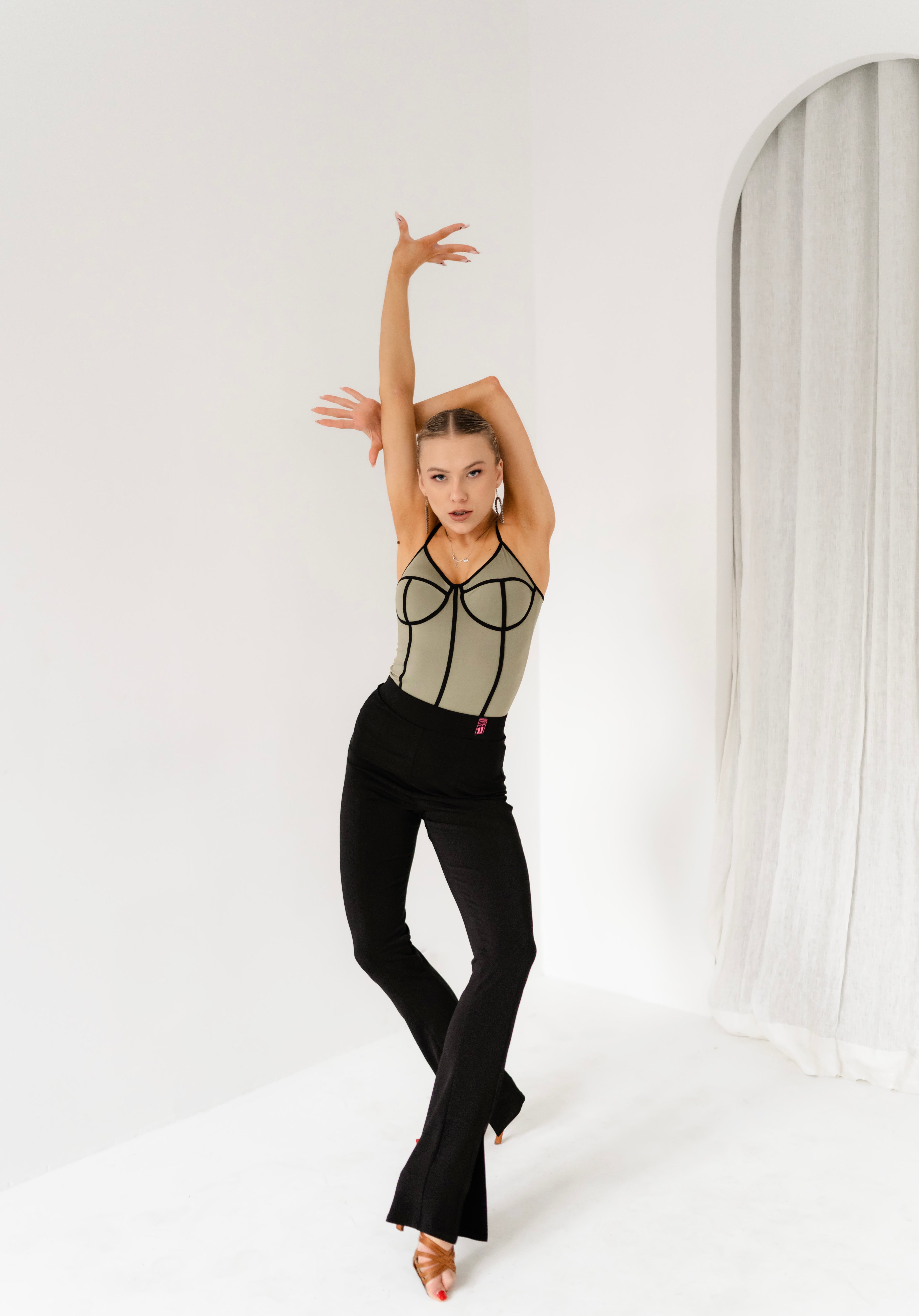 Poise Slit-Front Pants