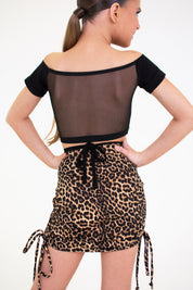 Savanna Leo Skirt