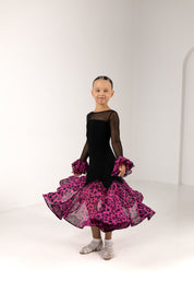 Pink Leo Chiffon Skirt