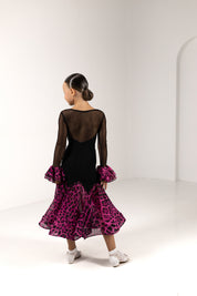 Pink Leo Chiffon Skirt