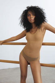 Mesh Open-Back Leotard