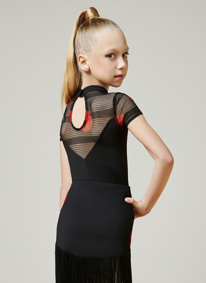 Karen Lips Short Sleeve Leotard