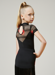 Karen Lips Short Sleeve Leotard
