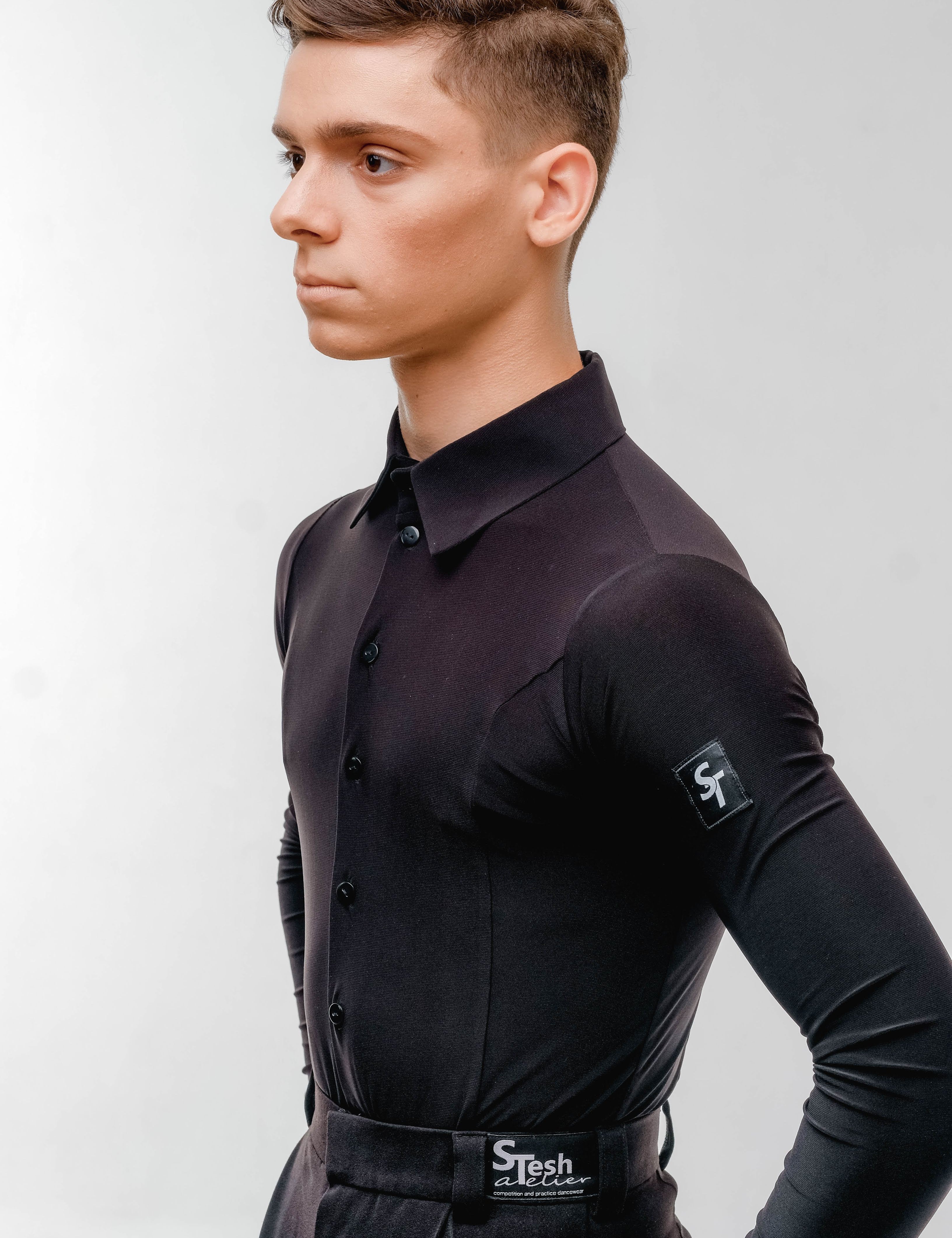 Slim Fit Shirt with Collar