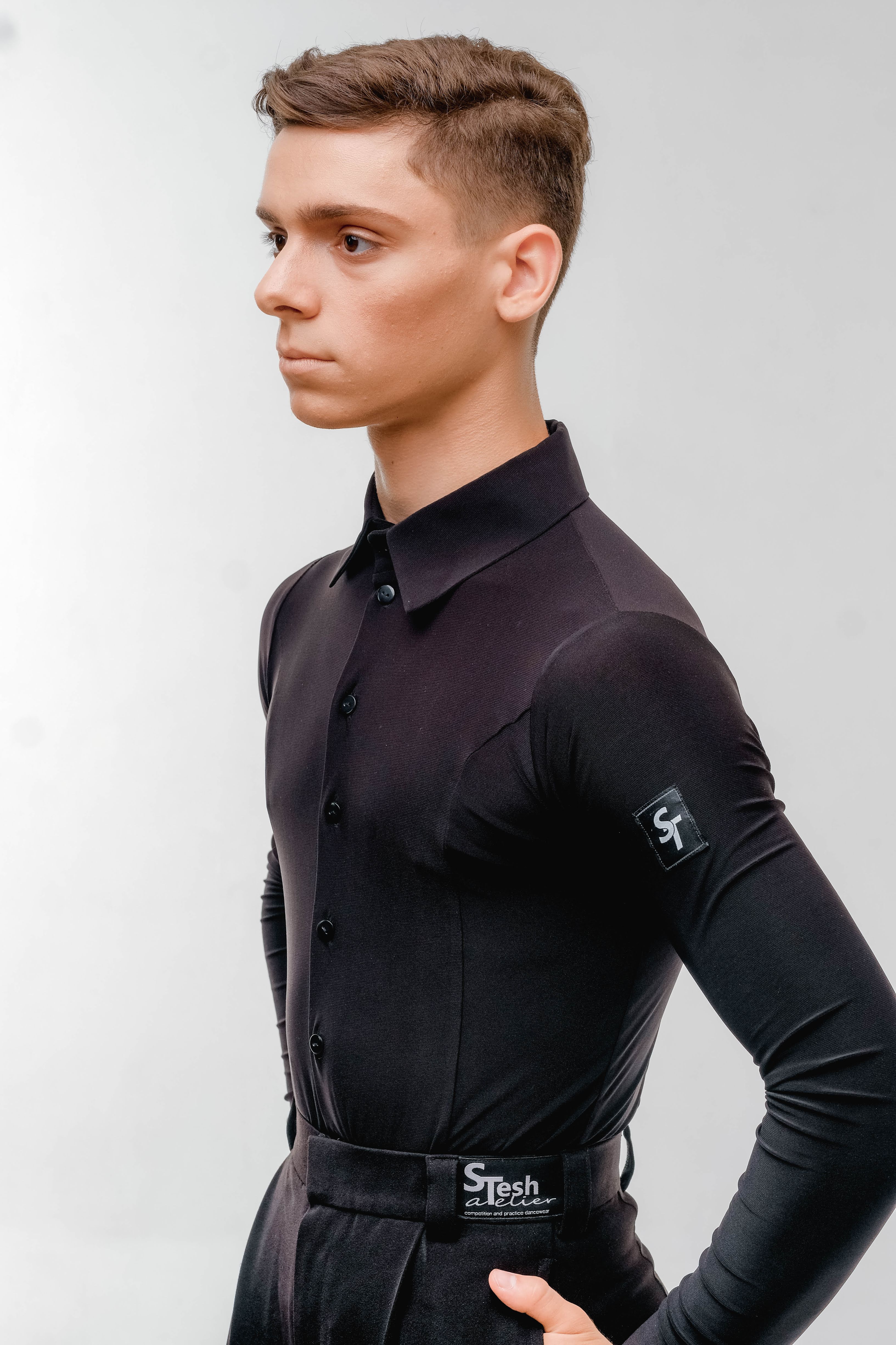 Slim Fit Shirt with Collar