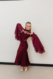 Leotard Chiffon Sleeves