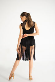 Cascade Fringe Dress