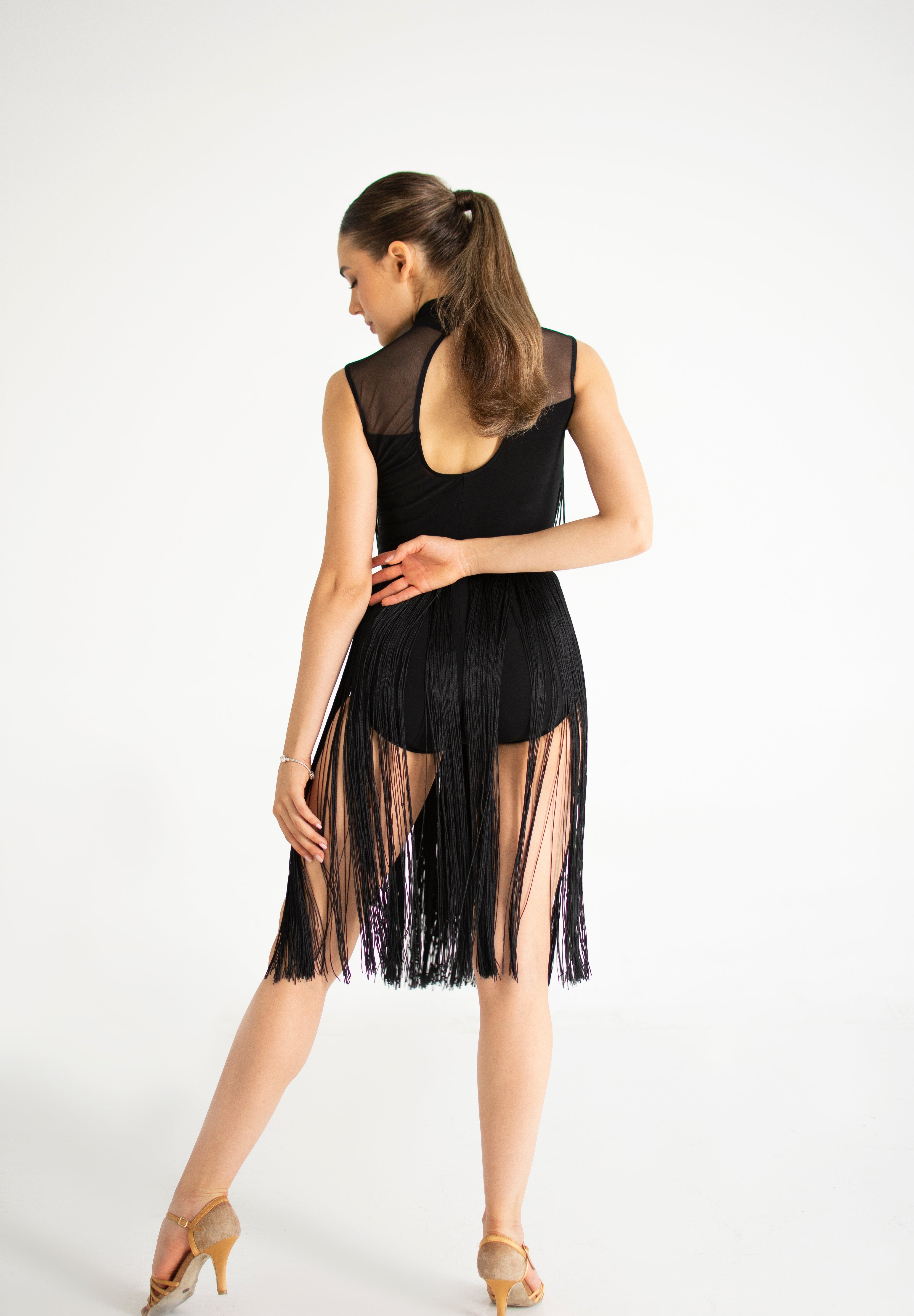Cascade Fringe Dress