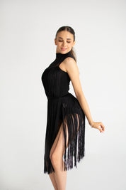 Cascade Fringe Dress