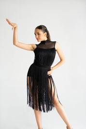 Cascade Fringe Dress