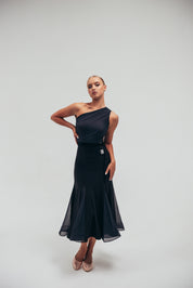 Elysia Asymmetrical Ballroom Dress